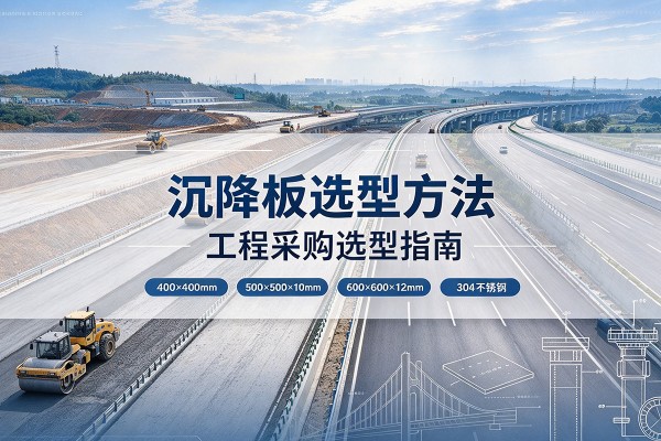 永靖沉降板选择方法