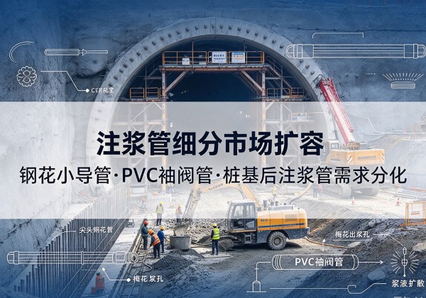 永靖注浆管细分市场扩容，隧道钢花小导管、PVC 袖阀管、桩基后注浆管需求分化