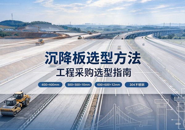 永靖沉降板选择方法